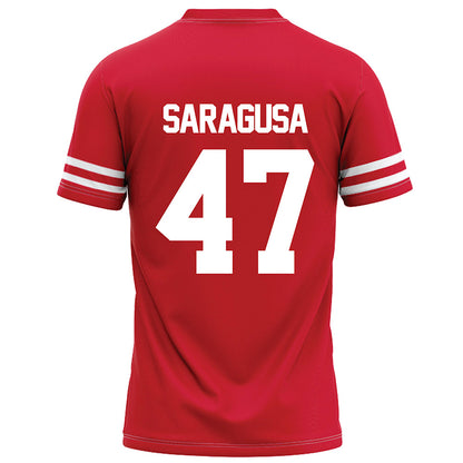 Houston - NCAA Football : Anthony Saragusa - Red Football Jersey-1