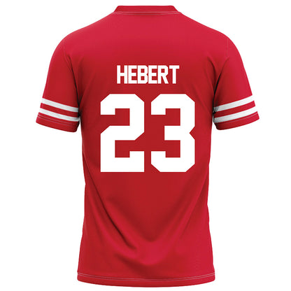 Houston - NCAA Football : John Hebert - Red Football Jersey-1