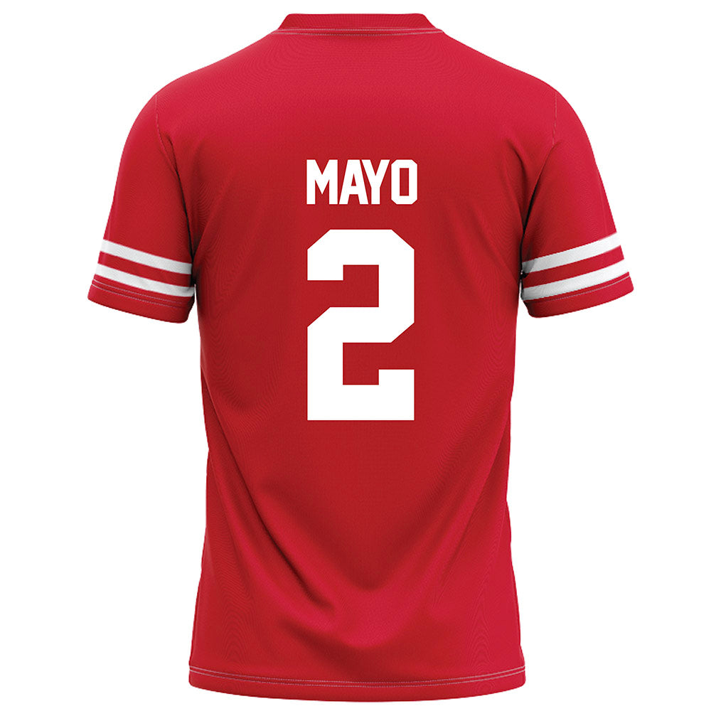 Houston - NCAA Football : Jalen Mayo - Red Football Jersey-1