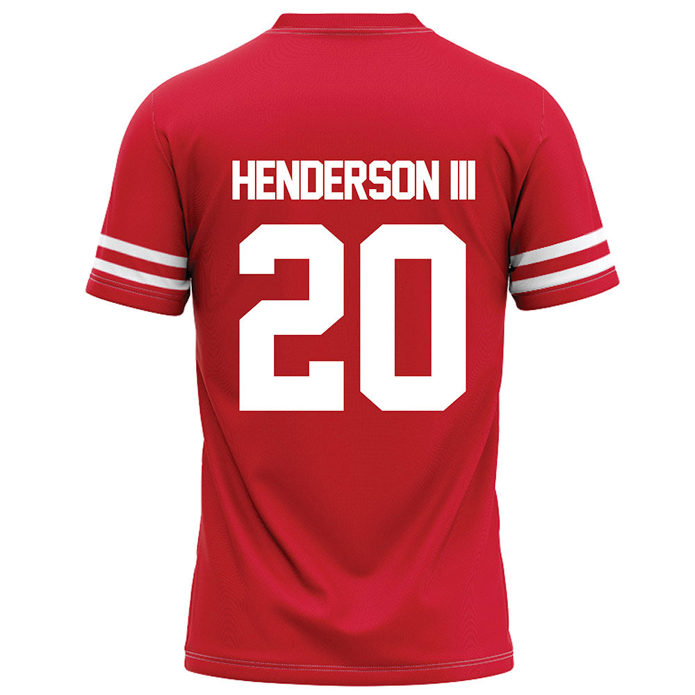 Houston - NCAA Football : James Henderson III - Red Football Jersey-1