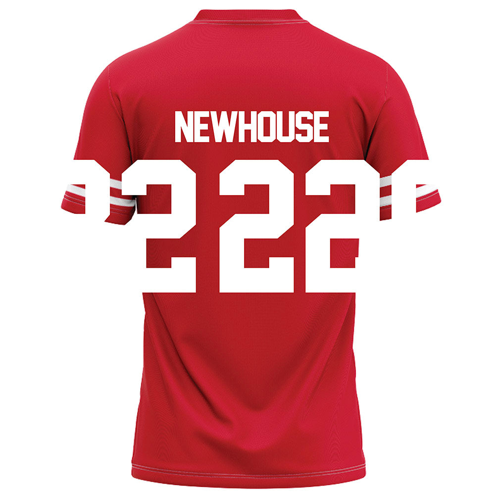 Houston - NCAA Football : Jack Newhouse - Red Football Jersey-1