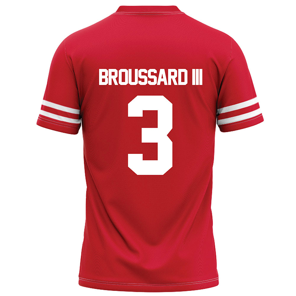 Houston - NCAA Football : Harvey Broussard III - Red Football Jersey-1