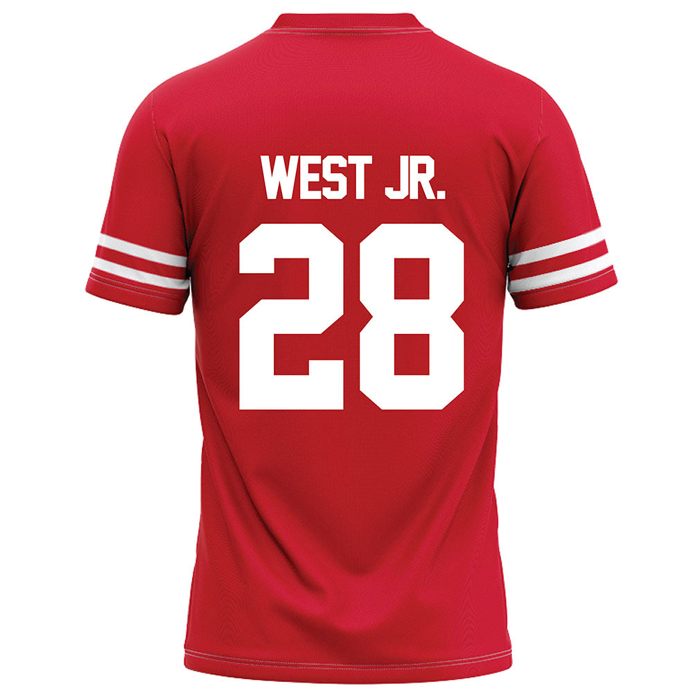 Houston - NCAA Football : Kenzy West Jr. - Red Football Jersey-1