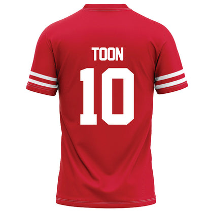 Houston - NCAA Football : Canon Toon - Red Football Jersey-1