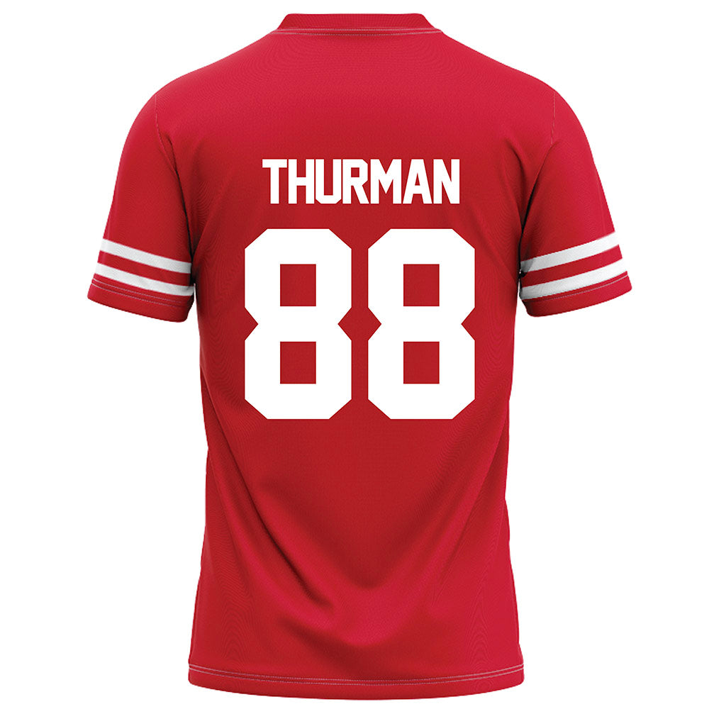 Houston - NCAA Football : Jacory Thurman - Red Football Jersey-1