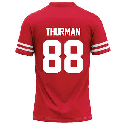 Houston - NCAA Football : Jacory Thurman - Red Football Jersey-1