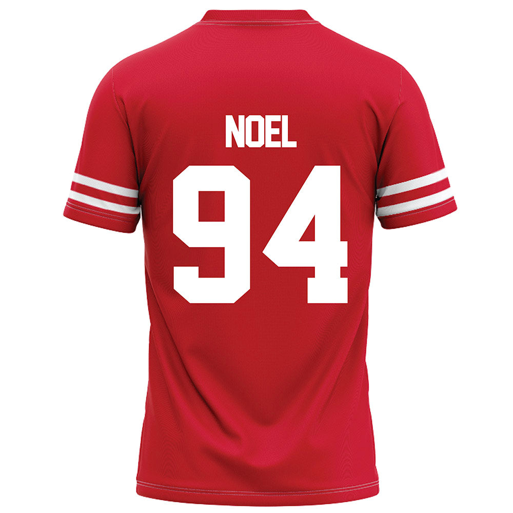 Houston - NCAA Football : Evan Noel - Red Football Jersey-1