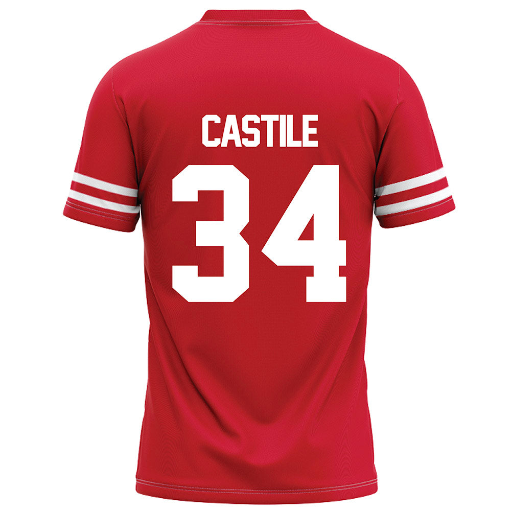 Houston - NCAA Football : Bryson Castile - Red Football Jersey-1