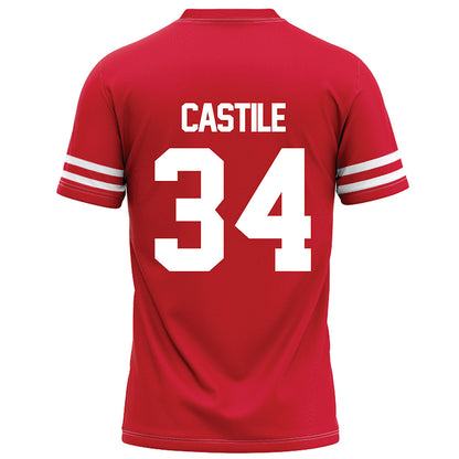 Houston - NCAA Football : Bryson Castile - Red Football Jersey-1