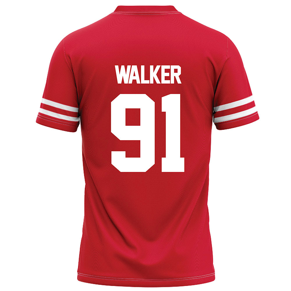 Houston - NCAA Football : Kaleb Walker - Red Football Jersey-1