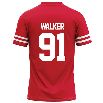 Houston - NCAA Football : Kaleb Walker - Red Football Jersey-1