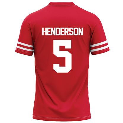 Houston - NCAA Football : Keisean Henderson - Red Football Jersey-1