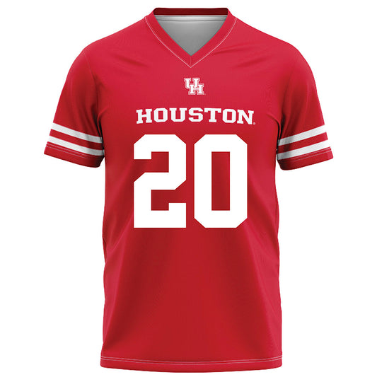 Houston - NCAA Football : James Henderson III - Red Football Jersey-0