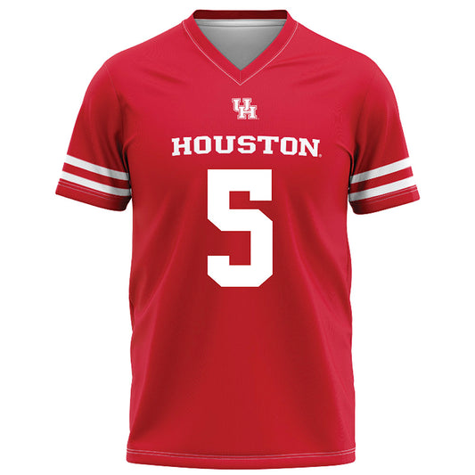 Houston - NCAA Football : Keisean Henderson - Red Football Jersey-0