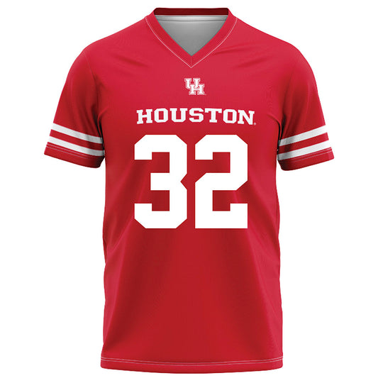 Houston - NCAA Football : Isaac Richardson - Red Football Jersey-0