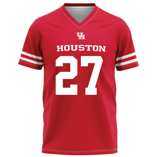 Houston - NCAA Football : Braeden Robinson - Red Football Jersey-0