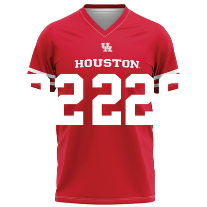 Houston - NCAA Football : Jack Newhouse - Red Football Jersey-0