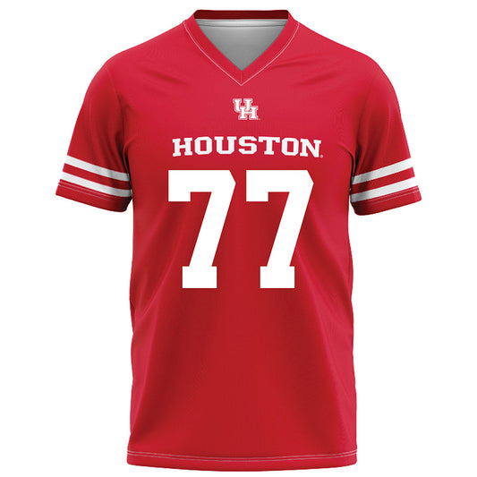 Houston - NCAA Football : Troy Pless - Red Football Jersey-0