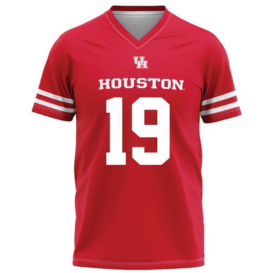 Houston - NCAA Football : Kaleb Thomas - Red Football Jersey-0