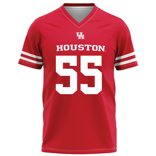 Houston - NCAA Football : Demetris Dean II - Red Football Jersey-0