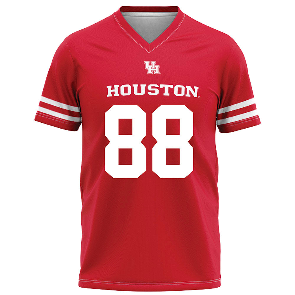 Houston - NCAA Football : Xavier Fleming - Red Football Jersey-0