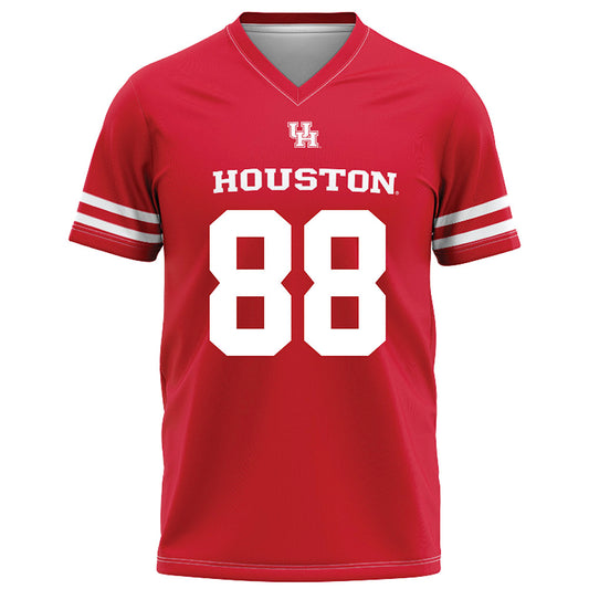 Houston - NCAA Football : Xavier Fleming - Red Football Jersey-0