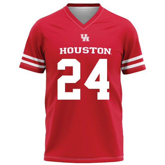 Houston - NCAA Football : Keany Parks II - Red Football Jersey-0
