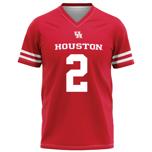 Houston - NCAA Football : Jalen Mayo - Red Football Jersey-0
