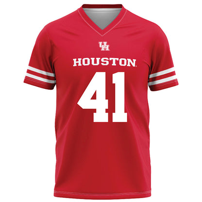 Houston - NCAA Football : Thompson Bennett - Red Football Jersey-0