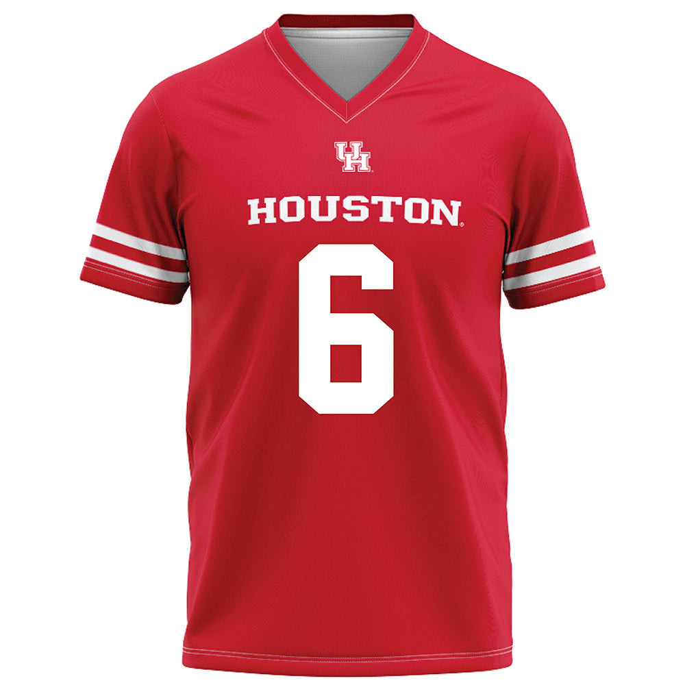Houston - NCAA Football : Jordan Allen - Red Football Jersey-0