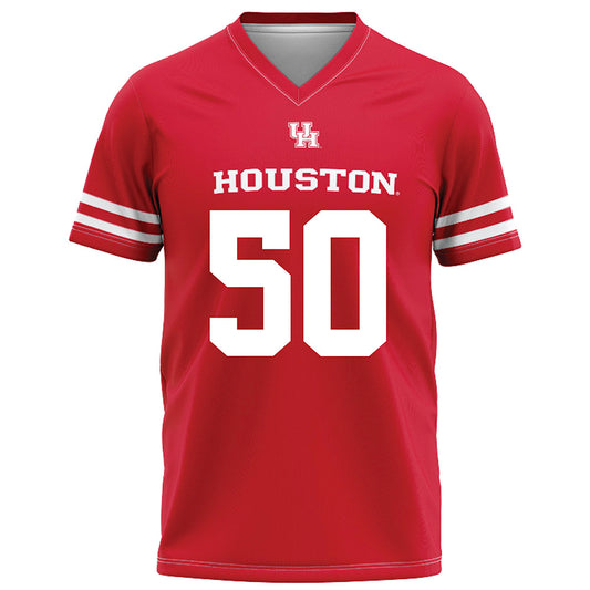 Houston - NCAA Football : Ejiro Egodogbare - Red Football Jersey-0