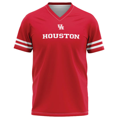 Houston - NCAA Football : Drew Terrill - Red Football Jersey-0