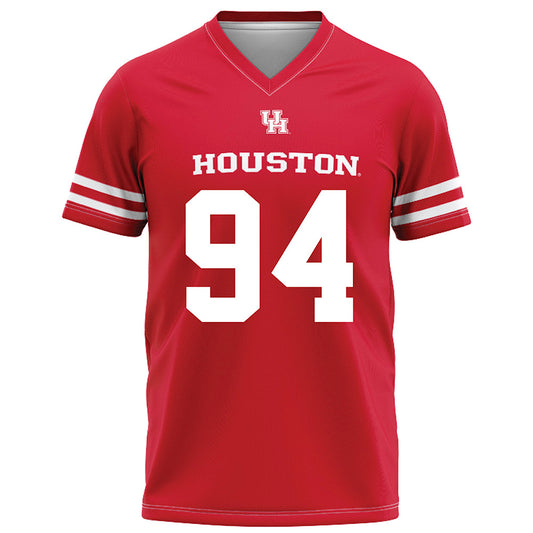 Houston - NCAA Football : Carmello Brooks - Red Football Jersey-0
