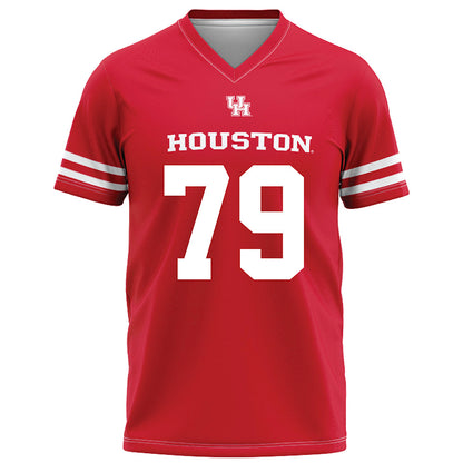 Houston - NCAA Football : Alvin Ebosele - Red Football Jersey-0
