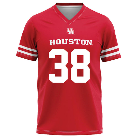 Houston - NCAA Football : Aaron Davis - Red Football Jersey-0