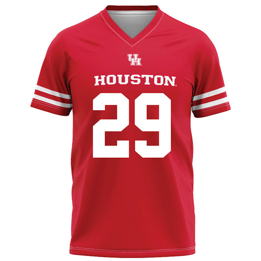 Houston - NCAA Football : Javen Holmes - Red Football Jersey-0