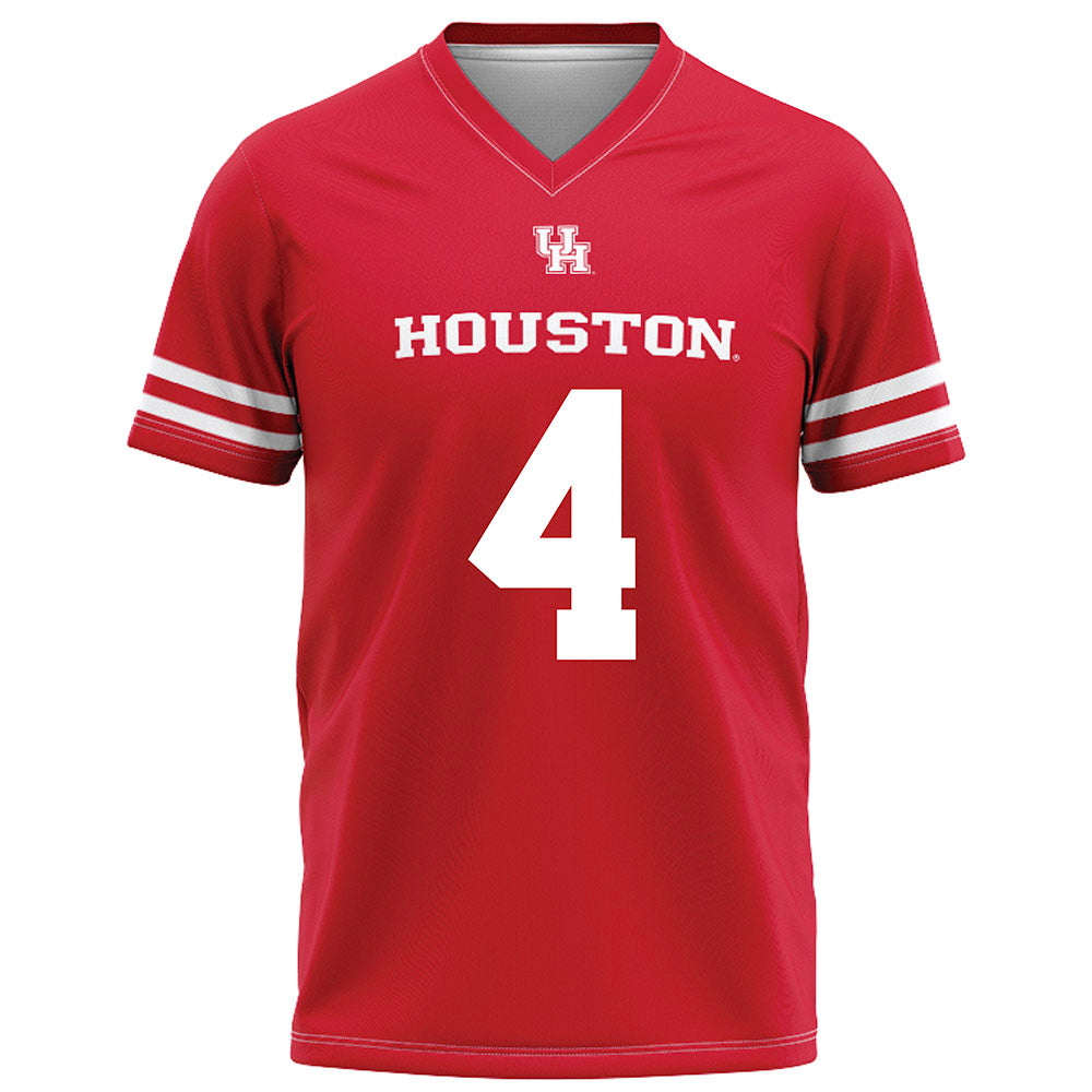 Houston - NCAA Football : Brandon Mack II - Red Football Jersey-0