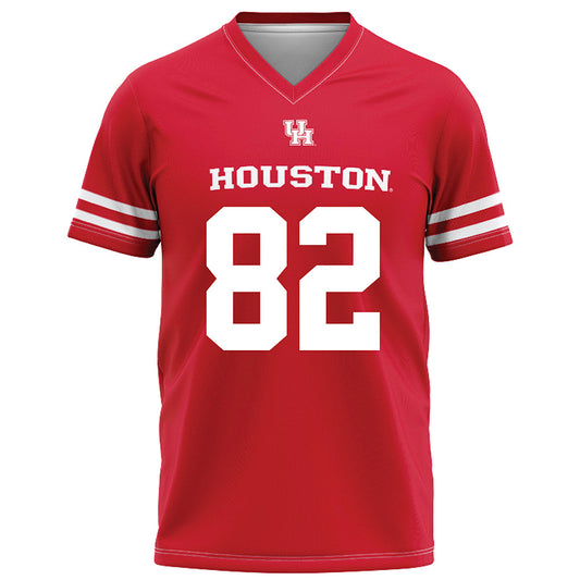 Houston - NCAA Football : Jack Newhouse - Red Football Jersey-0