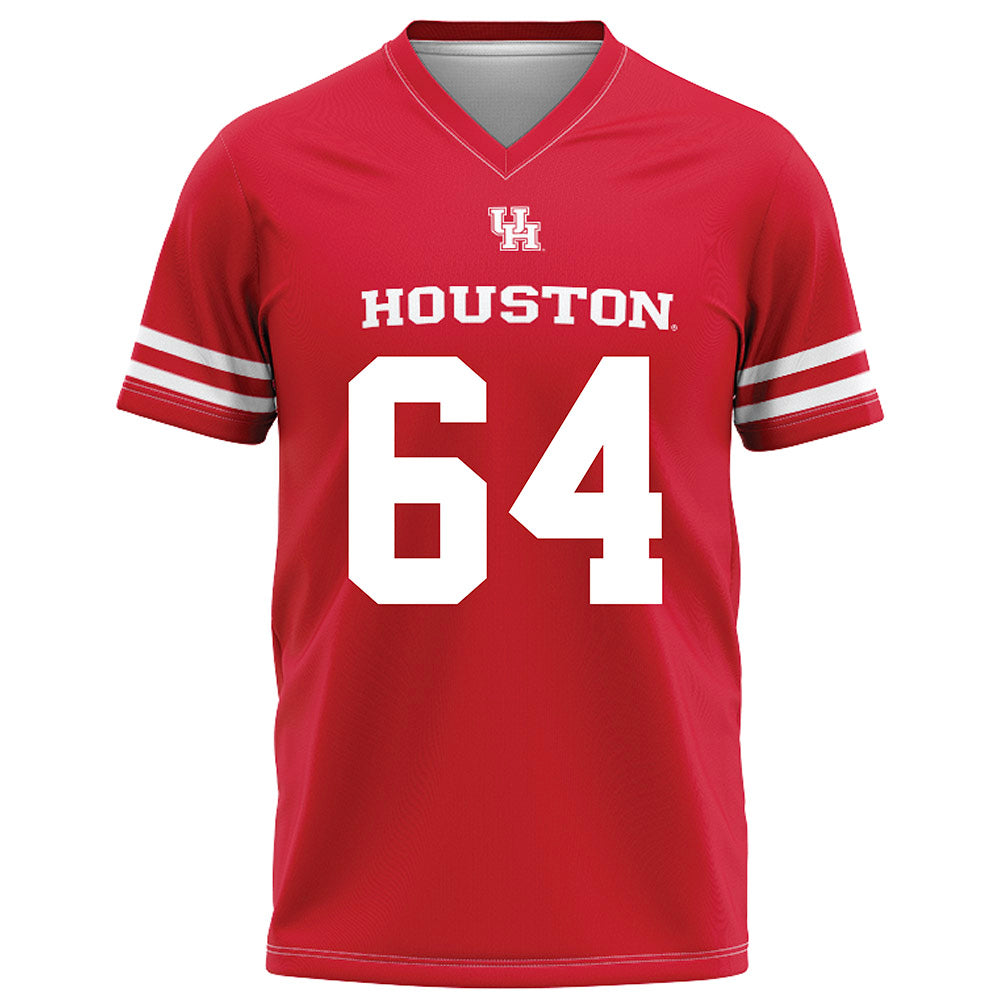 Houston - NCAA Football : Jackson Carson Wentz - Red Football Jersey-0