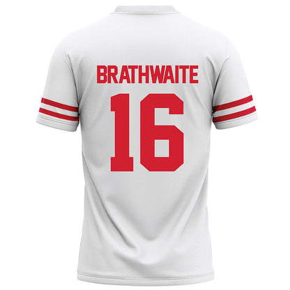 Houston - NCAA Football : Christian Brathwaite - White Football Jersey-1