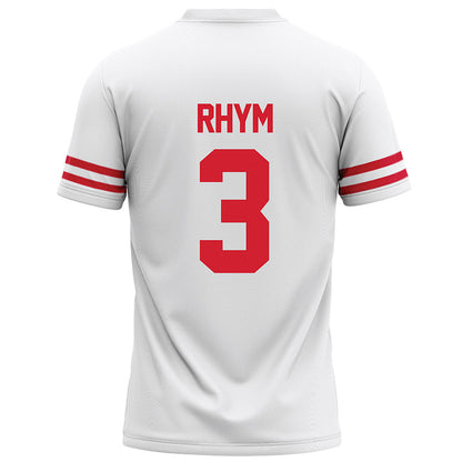 Houston - NCAA Football : JD Rhym - White Football Jersey-1