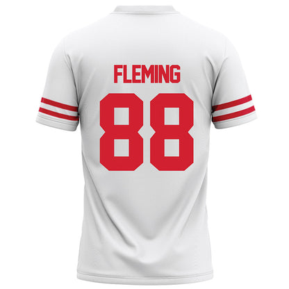 Houston - NCAA Football : Xavier Fleming - White Football Jersey-1