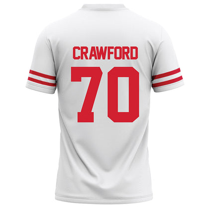 Houston - NCAA Football : Larry Crawford - White Football Jersey-1