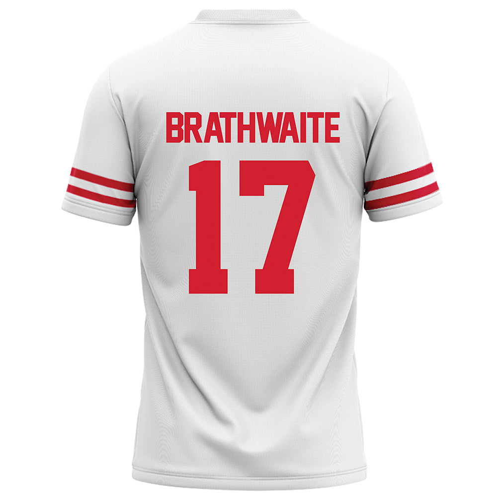 Houston - NCAA Football : Christian Brathwaite - White Football Jersey-1