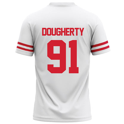 Houston - NCAA Football : Liam Dougherty - White Football Jersey-1