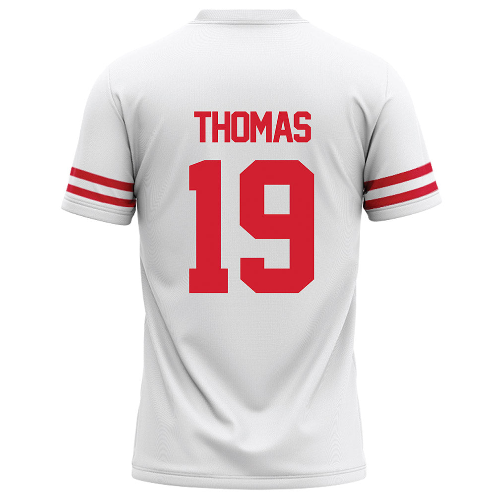Houston - NCAA Football : Kaleb Thomas - White Football Jersey-1