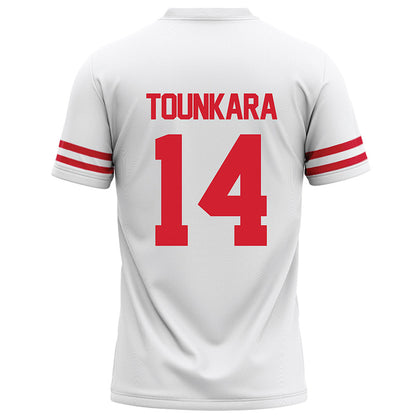 Houston - NCAA Football : Muizz Tounkara - White Football Jersey-1