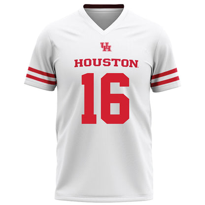 Houston - NCAA Football : Jayshon Ridgle - White Football Jersey-0