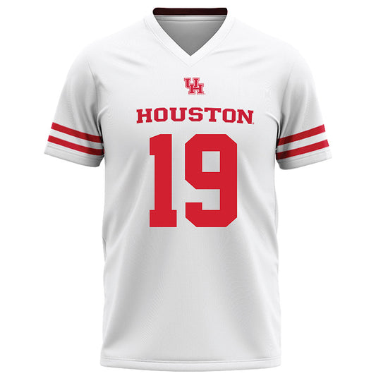 Houston - NCAA Football : Kaleb Thomas - White Football Jersey-0
