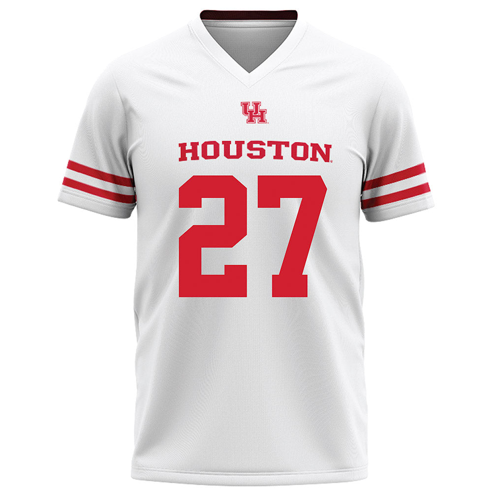 Houston - NCAA Football : Mudassir Abdullah - White Football Jersey-0